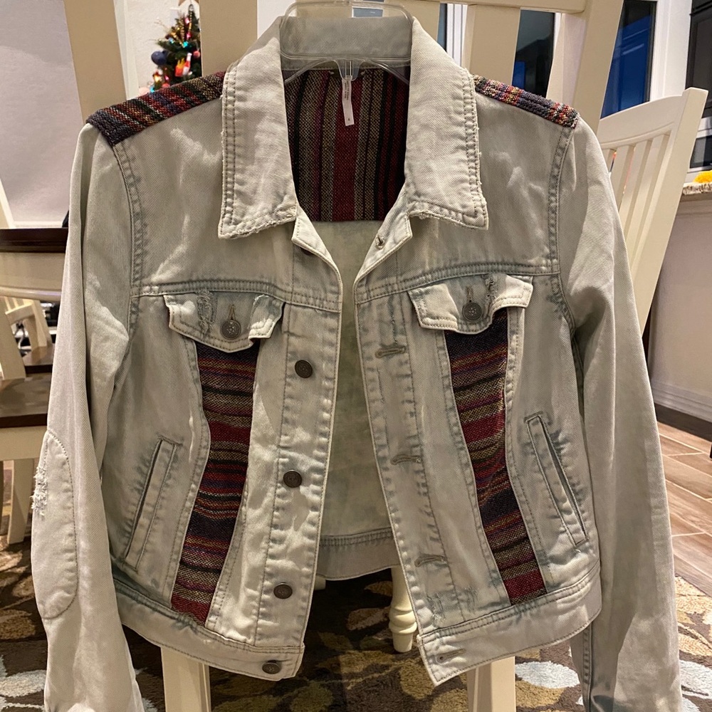 Free People denim jacket size 4